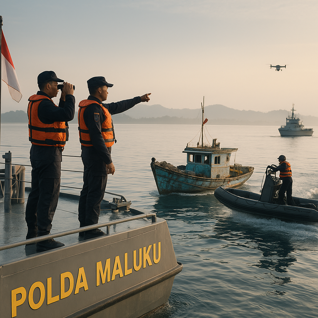Polda Maluku Tingkatkan Patroli Laut Usai Laporan Pencurian Ikan di Perairan Aru