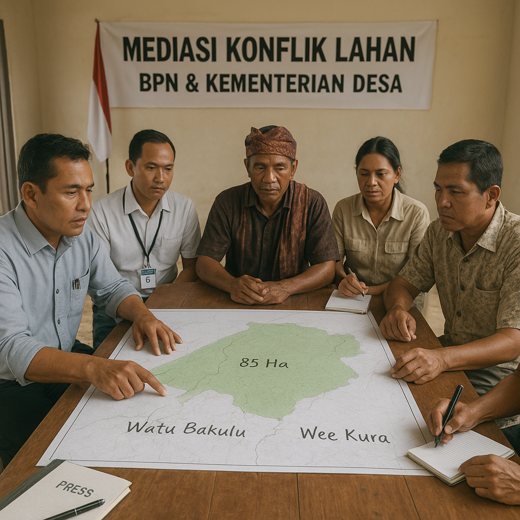 Konflik Tani-Pastoral di Sumba Barat Masuk Fase Mediasi oleh BPN dan Kementerian Desa