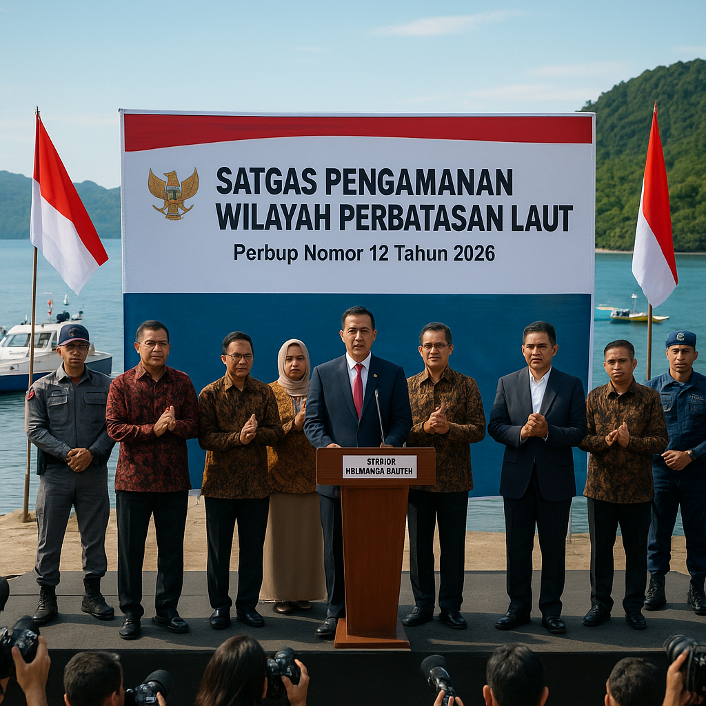 Pemkab Halmahera Selatan Bentuk Satgas Pengamanan Wilayah Perbatasan Laut dari Ancaman Disintegrasi