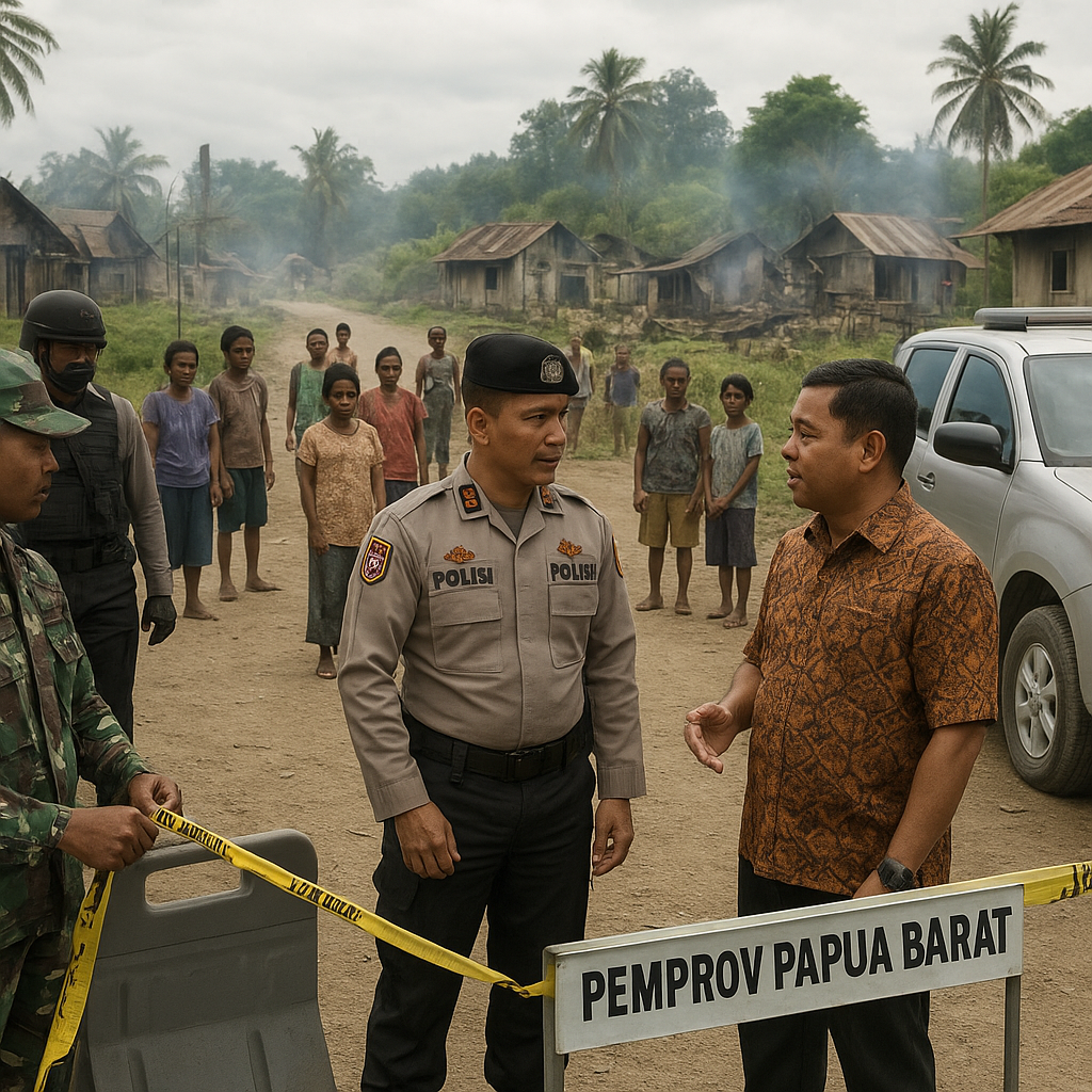 Pemprov Papua Barat Perkuat Pengamanan di Distrik Teluk Bintuni Usai Konflik Antar-Kampung