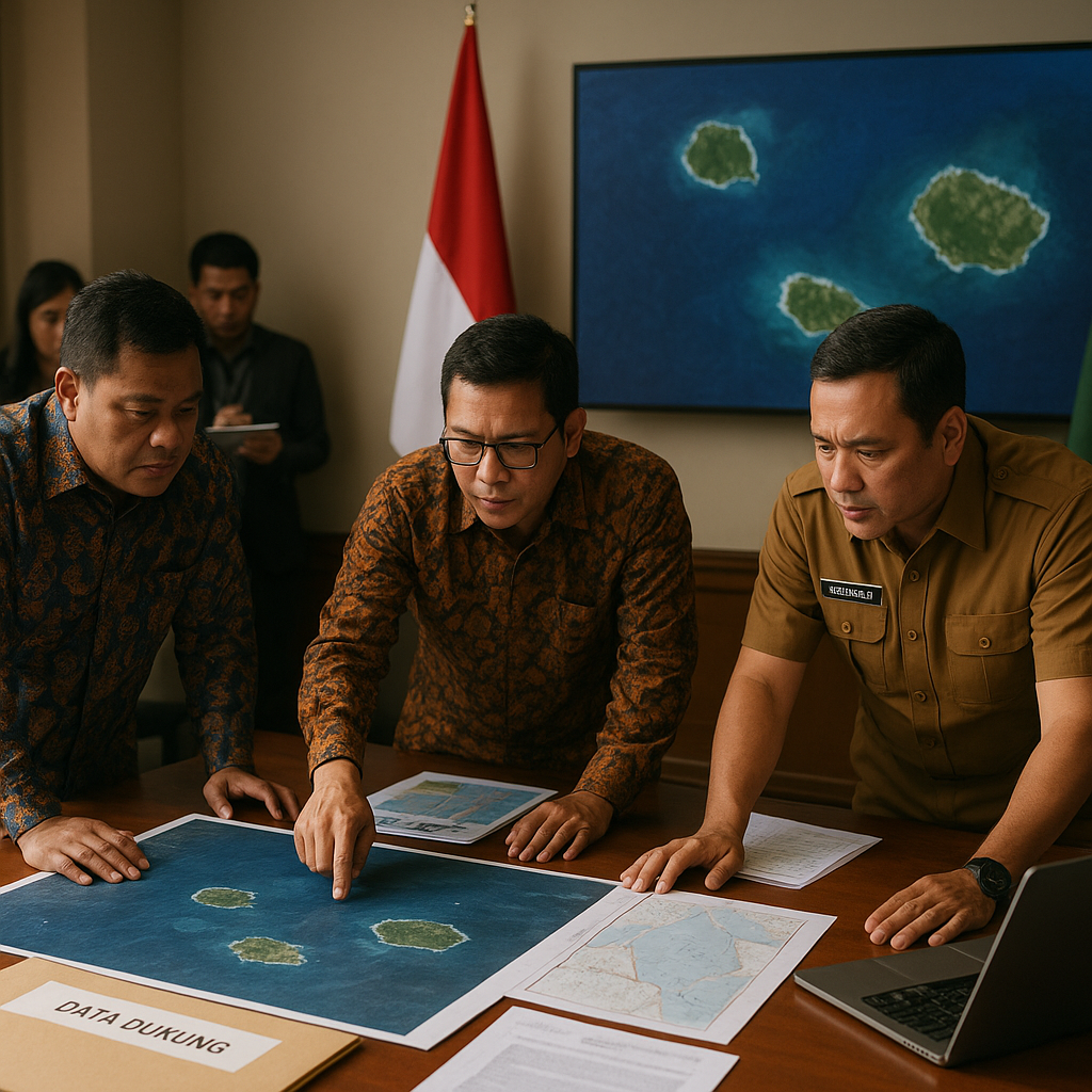 Soal Sengketa Tiga Pulau: Pemprov PBD Lengkapi Data Dukung