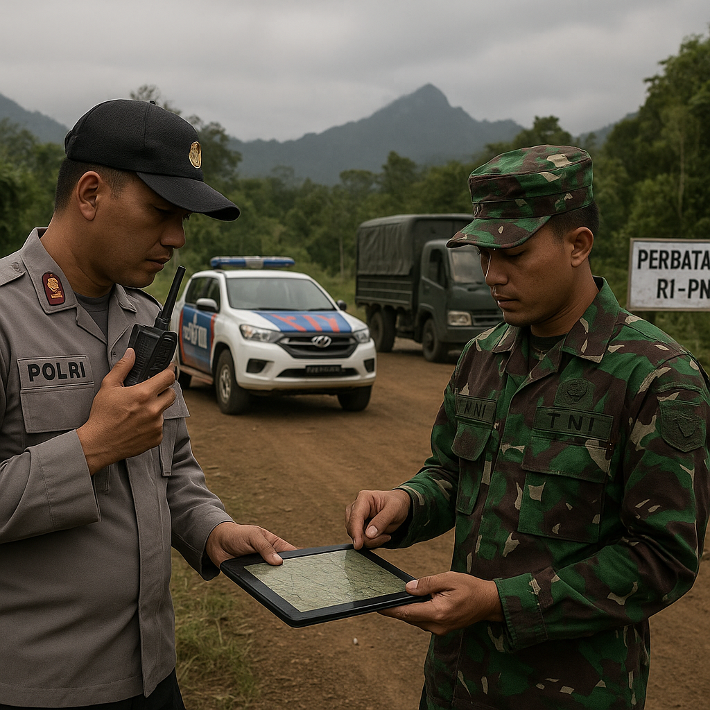 Polri Gelar Patroli Terpadu di Perbatasan RI-PNG Pasca Insiden KKB