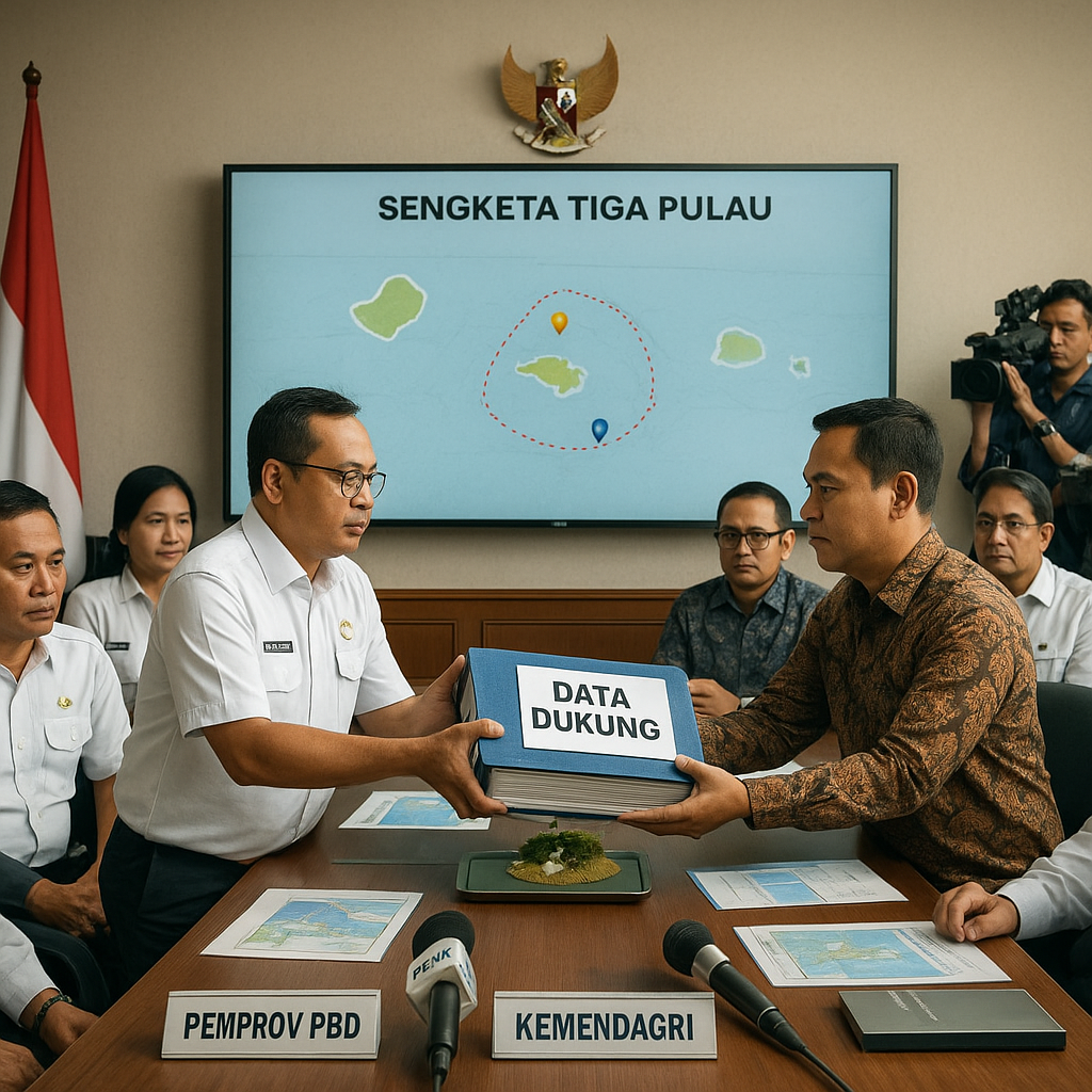 Soal Sengketa Tiga Pulau: Pemprov PBD Lengkapi Data Dukung