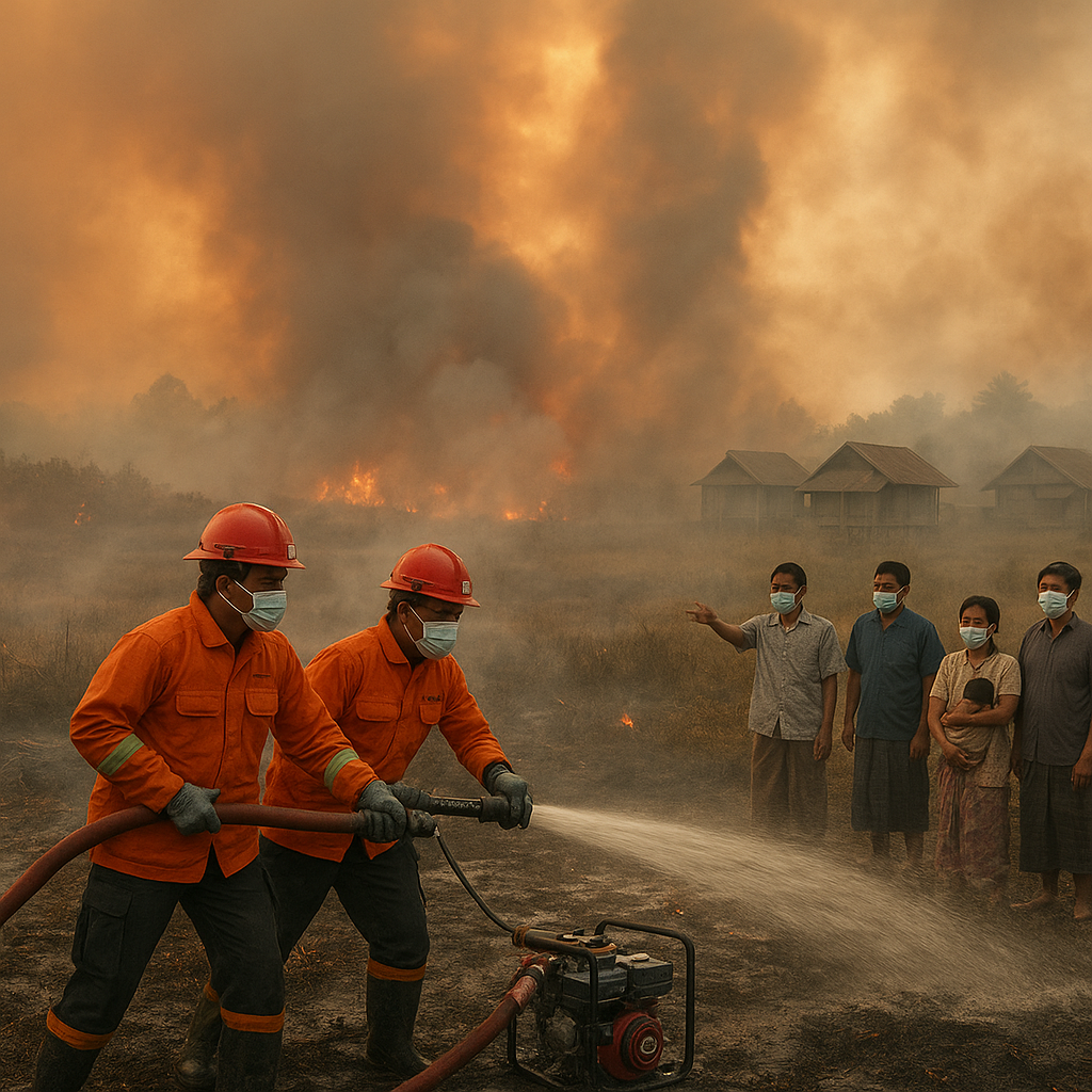 Kebakaran Hutan dan Lahan di Sumatera Selatan Meluas, Empat Desa Terdampak