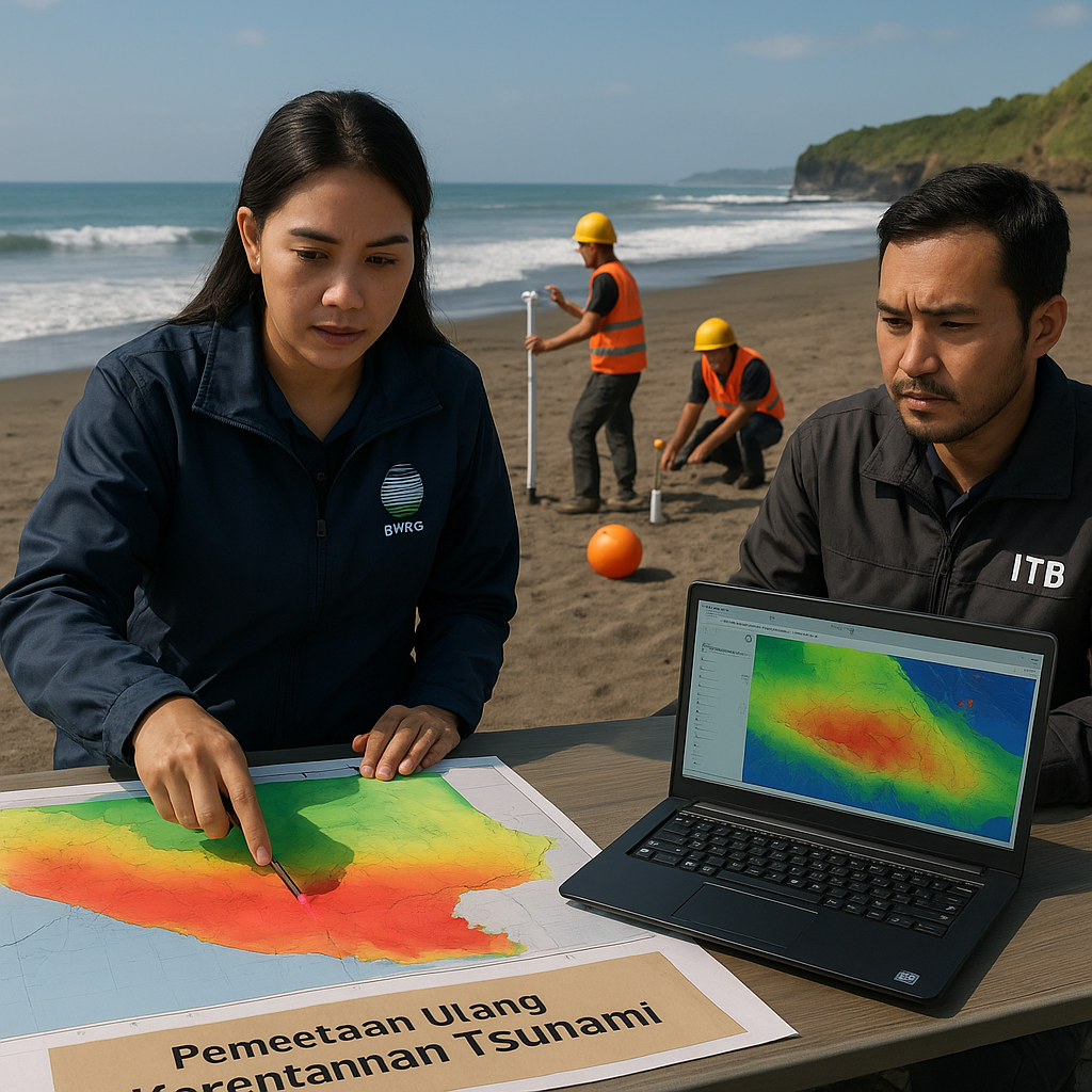 Tingkat Kerentanan Tsunami di Pesisir Selatan Jawa Barat Dipetakan Ulang oleh BMKG dan ITB