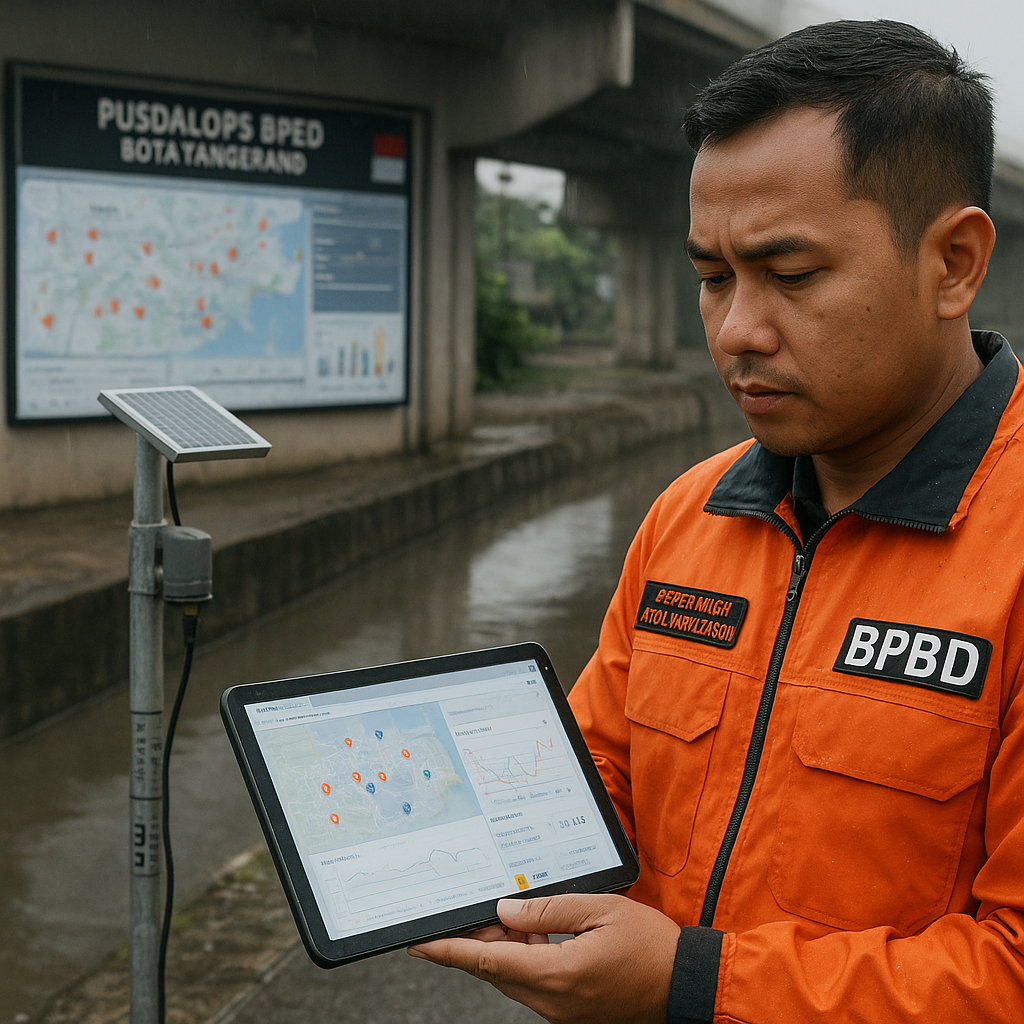 Pemerintah Kota Tangerang Perkuat Pengawasan Kawasan Rawan Banjir dengan Sistem IoT