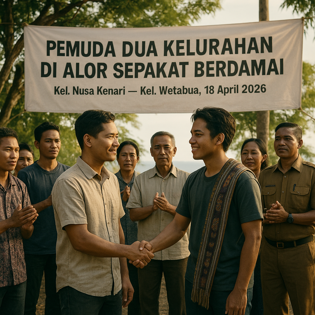 Pemuda Dua Kelurahan di Alor Sepakat Berdamai, Konflik Diharapkan Berakhir