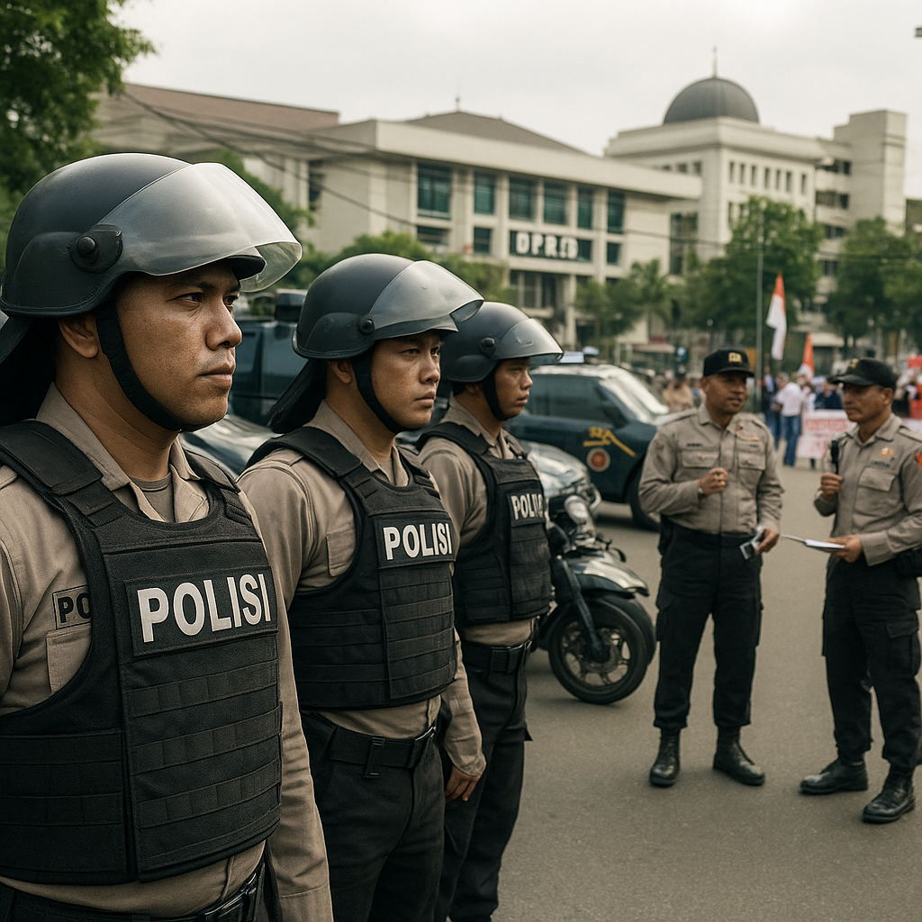 Polda Kaltim Siagakan 1.700 Personel Amankan Pengamanan Unjuk Rasa Samarinda 21 April
