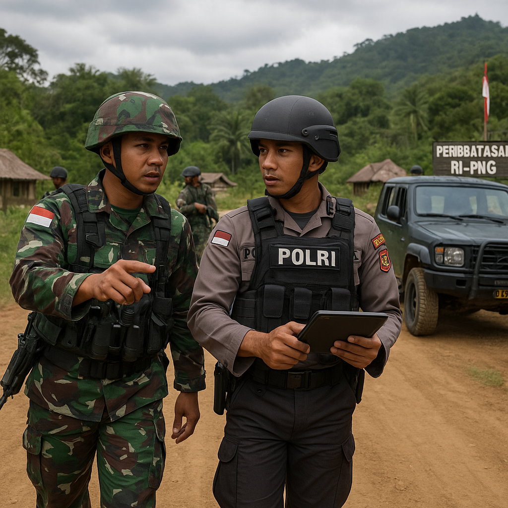 Peningkatan Patroli Gabungan TNI-Polri di Perbatasan RI-PNG Usai Insiden Penembakan