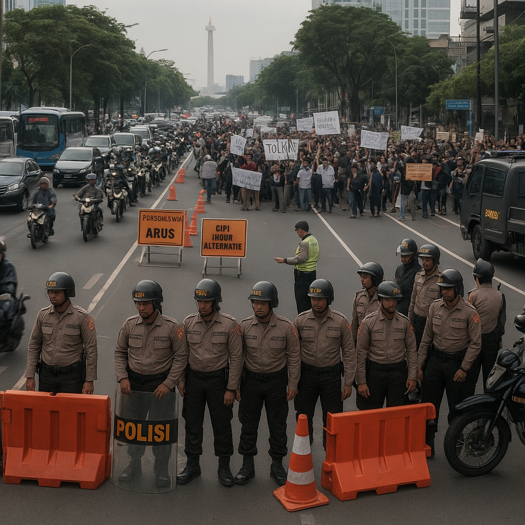 Warga Diimbau Cari Jalur Alternatif, Tiga Demo Digelar di Jakarta Hari Ini