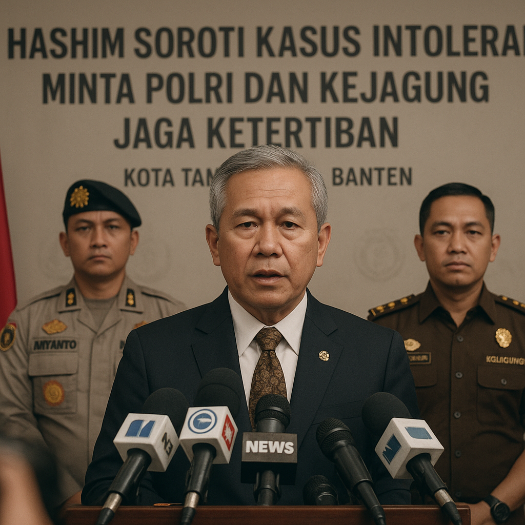 Hashim Soroti Kasus Intoleransi, Minta Polri dan Kejagung Jaga Ketertiban