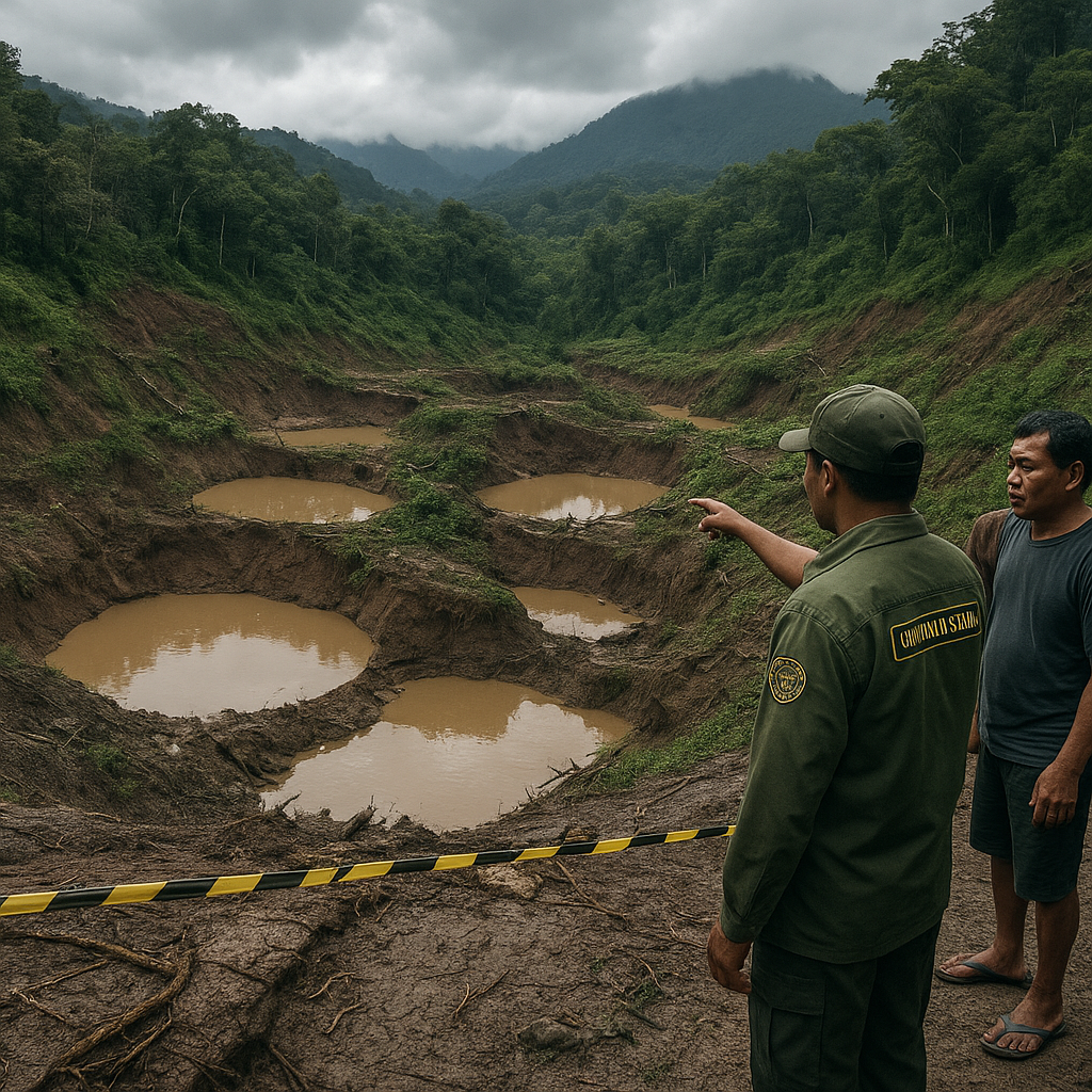 4 Kubangan Pascagempa Sigi M 6,7 di Taman Nasional Lore Lindu Berpotensi Picu Banjir Bandang