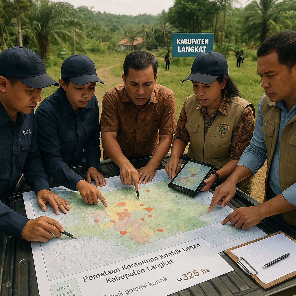 Pemetaan Kerawanan Konflik Lahan di Kabupaten Langkat, Sumatra Utara