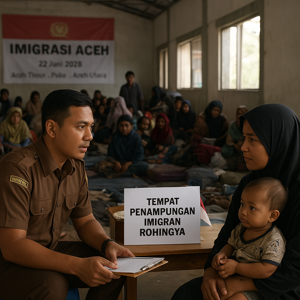Sebanyak 340 Imigran Rohingya Masih Ditampung di Aceh