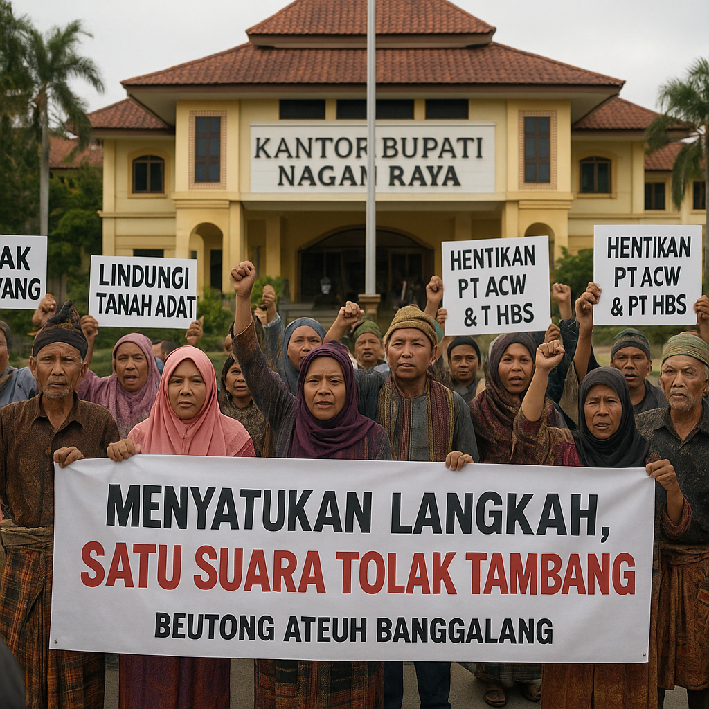 Menyatukan Langkah, Satu Suara Tolak Tambang di Beutong Ateuh