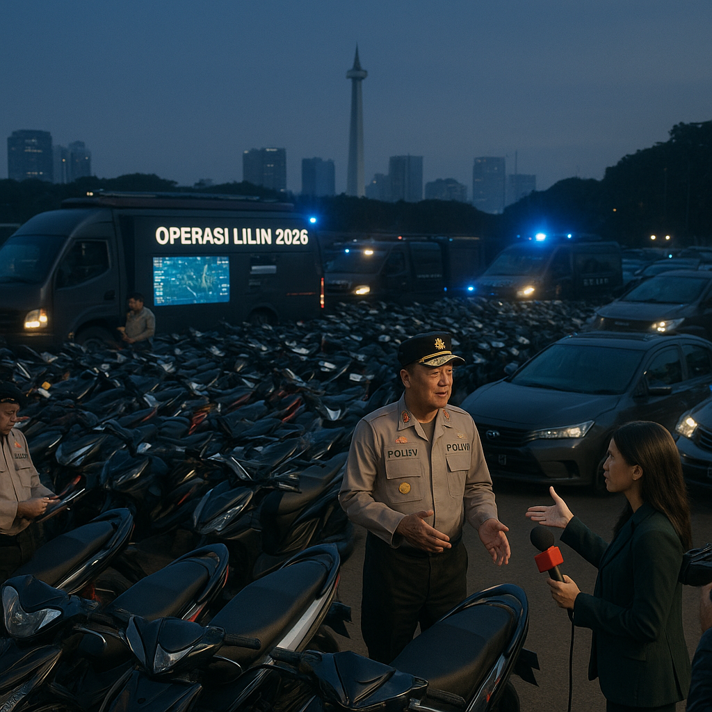 Polda Metro Jaya Amankan 5.000 Lebih Kendaraan selama Operasi Lilin 2026