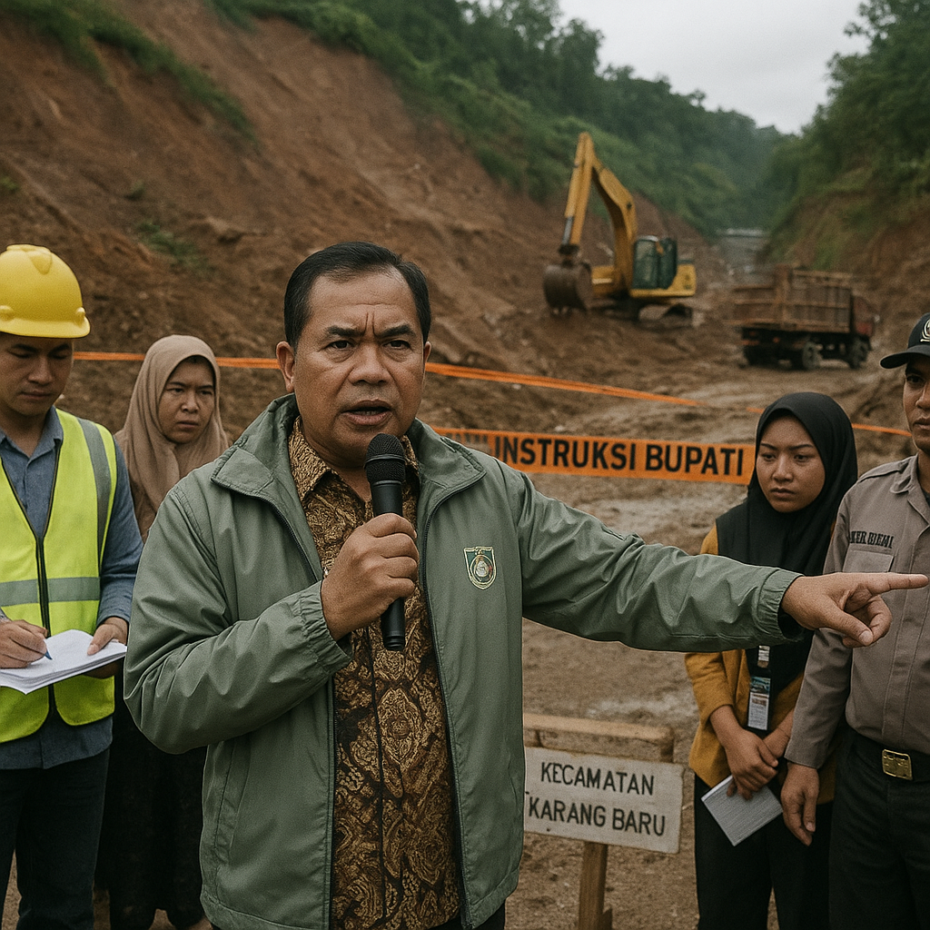 Bupati Aceh Tamiang Terbitkan Instruksi Pengawasan Ketat Proyek Infrastruktur Pasca Longsor