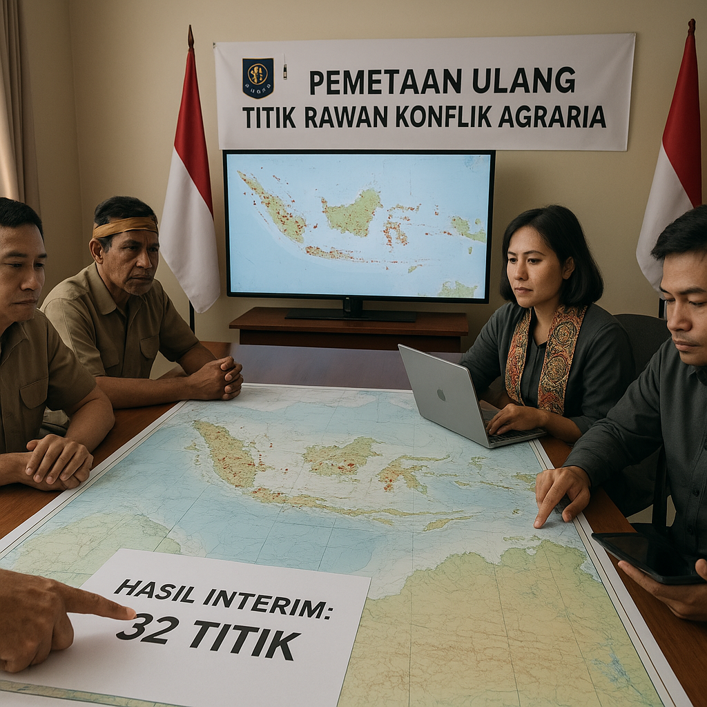 Pemetaan Ulang Titik Rawan Konflik Agraria Dilakukan di Papua dan Kalimantan Barat