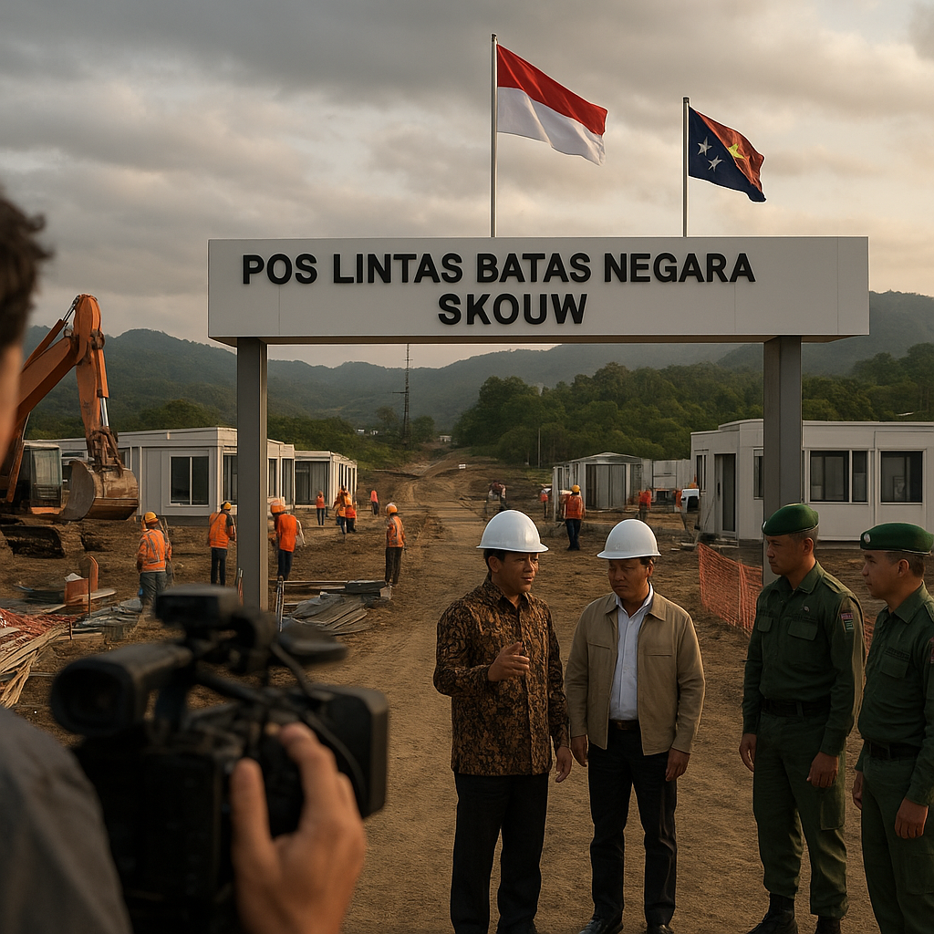 Pembangunan Pos Lintas Batas Negara di Skouw Dipercepat untuk Amankan Perbatasan RI-PNG
