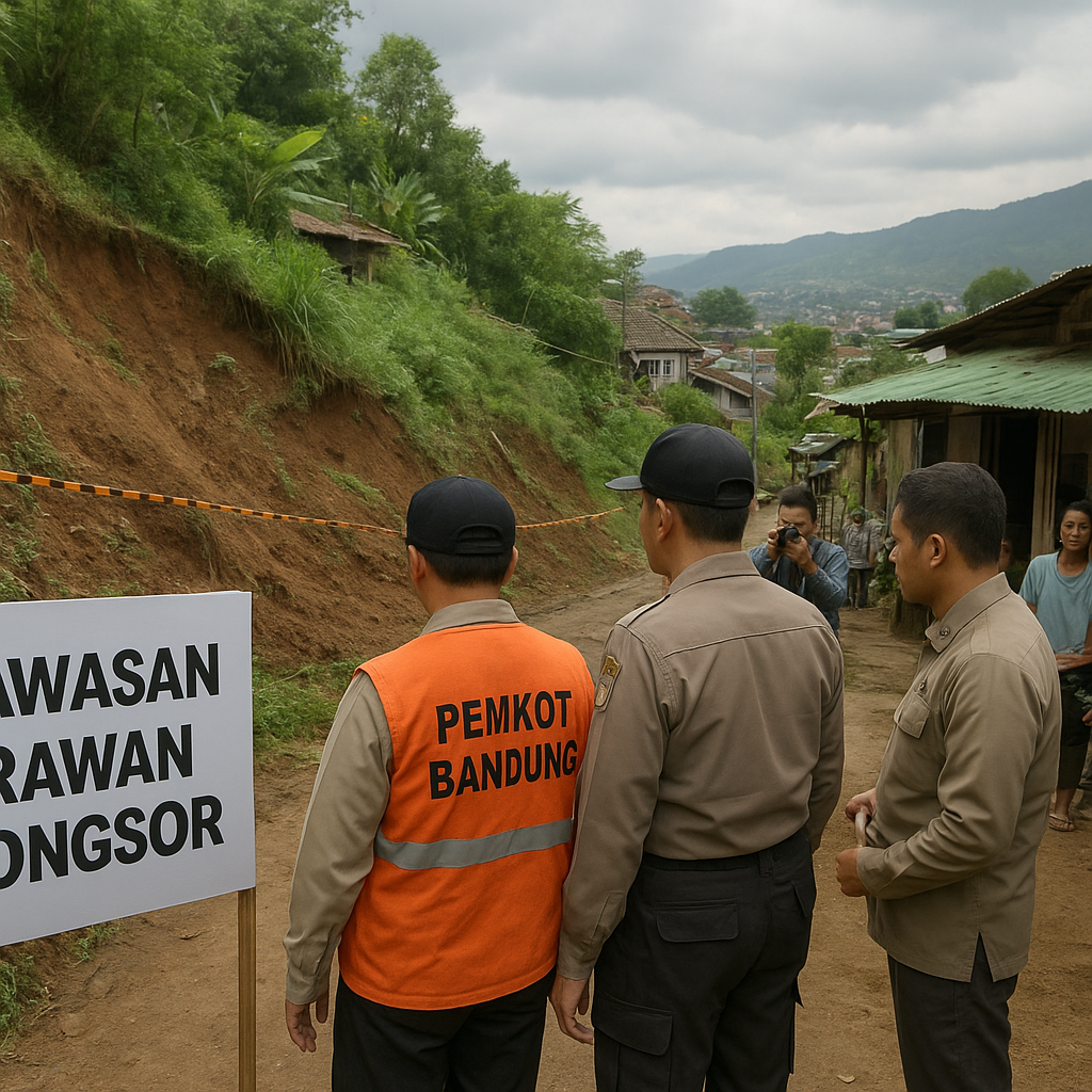 Pemkot Bandung Perketat Pengawasan Usaha di Kawasan Rawan Bencana Longsor