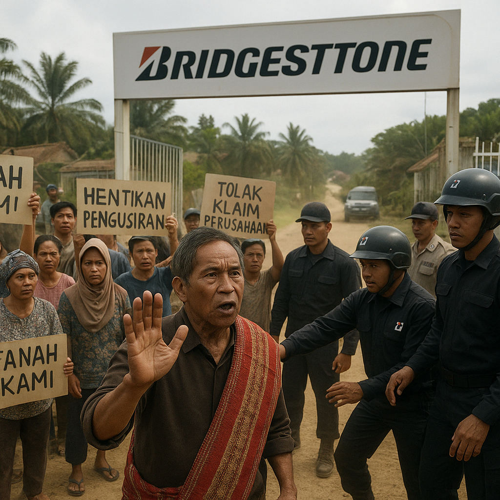 PENYEBAB Bentrok Warga vs PT Bridgestone di Sergai, Keturunan Raja Nagur Tolak Klaim Perusahaan