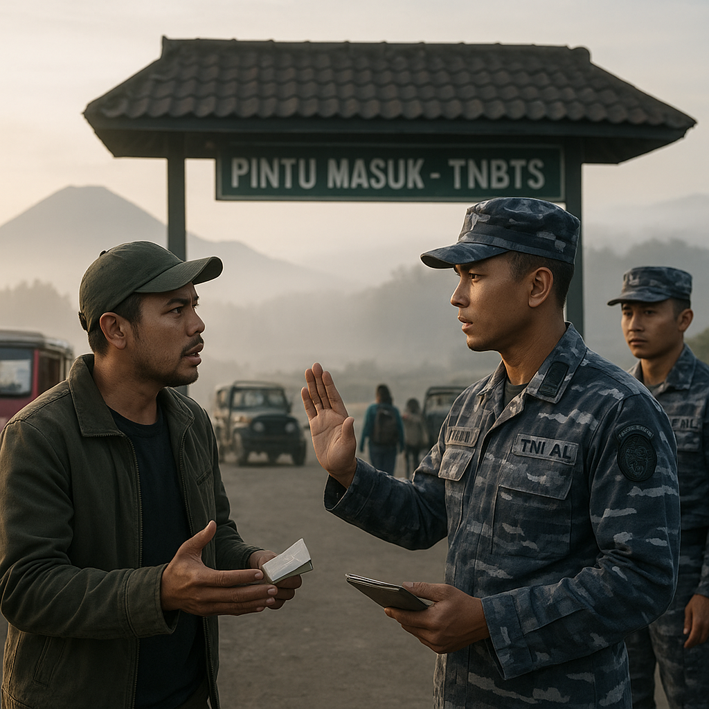 Penjelasan TNBTS soal Dugaan Pemukulan Sopir Jip di Bromo oleh Oknum TNI, Berawal dari Pemeriksaan Tiket