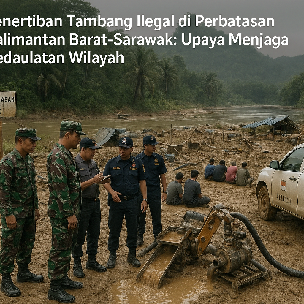 Penertiban Tambang Ilegal di Perbatasan Kalimantan Barat-Sarawak: Upaya Menjaga Kedaulatan Wilayah