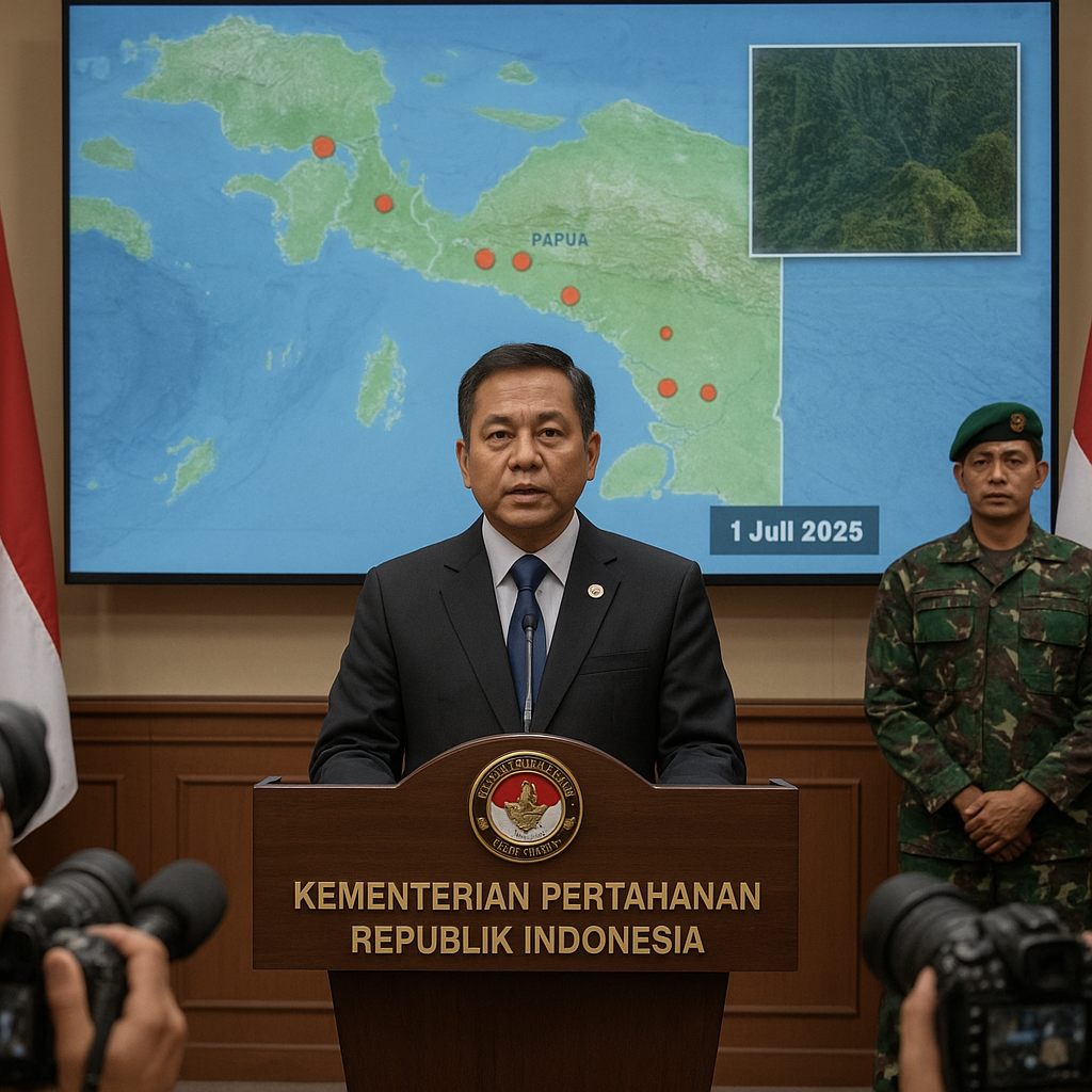 Peningkatan Aktivitas Gerakan Separatis di Perbatasan Papua-Papua Barat Dilaporkan oleh Kementerian Pertahanan