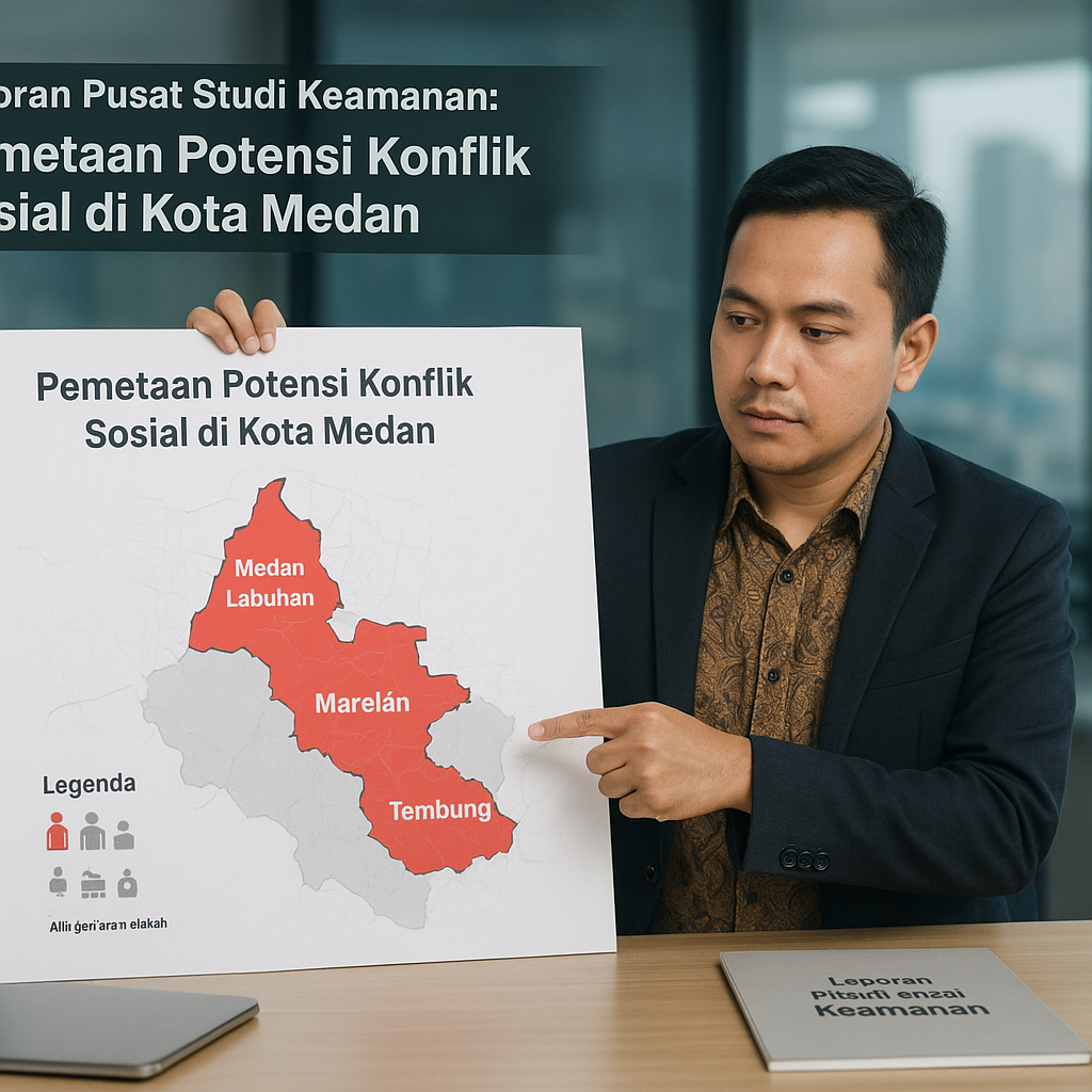 Laporan Pusat Studi Keamanan: Pemetaan Potensi Konflik Sosial di Kota Medan Berdasarkan Data Demografi dan Ekonomi