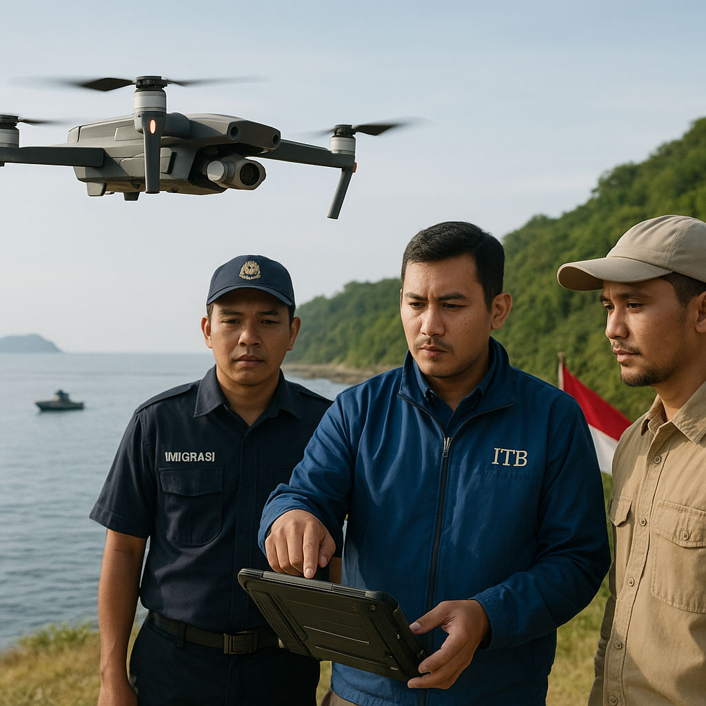 Sinergi Imigrasi dan ITB Inisiasi "Pagar Digital", Patroli Drone untuk Pengawasan Perbatasan