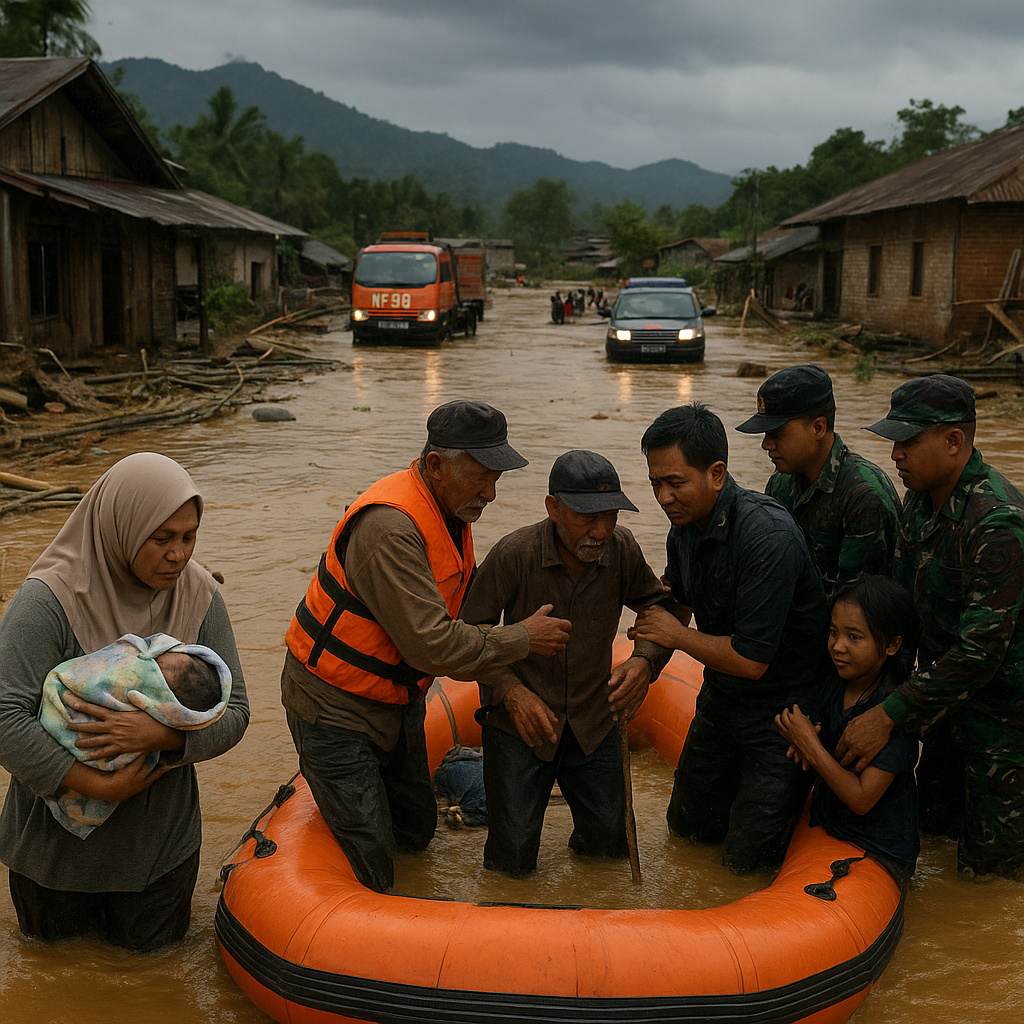 Bencana Banjir Bandang Landa Kabupaten Aceh Tengah, Ratusan Rumah Terendam
