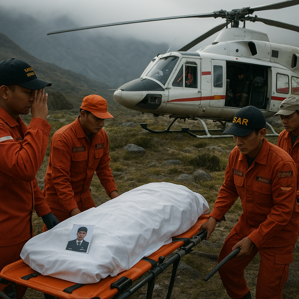 Jenazah Pilot AMA Air Berhasil Dievakuasi di Ketinggian 2.292 Mdpl