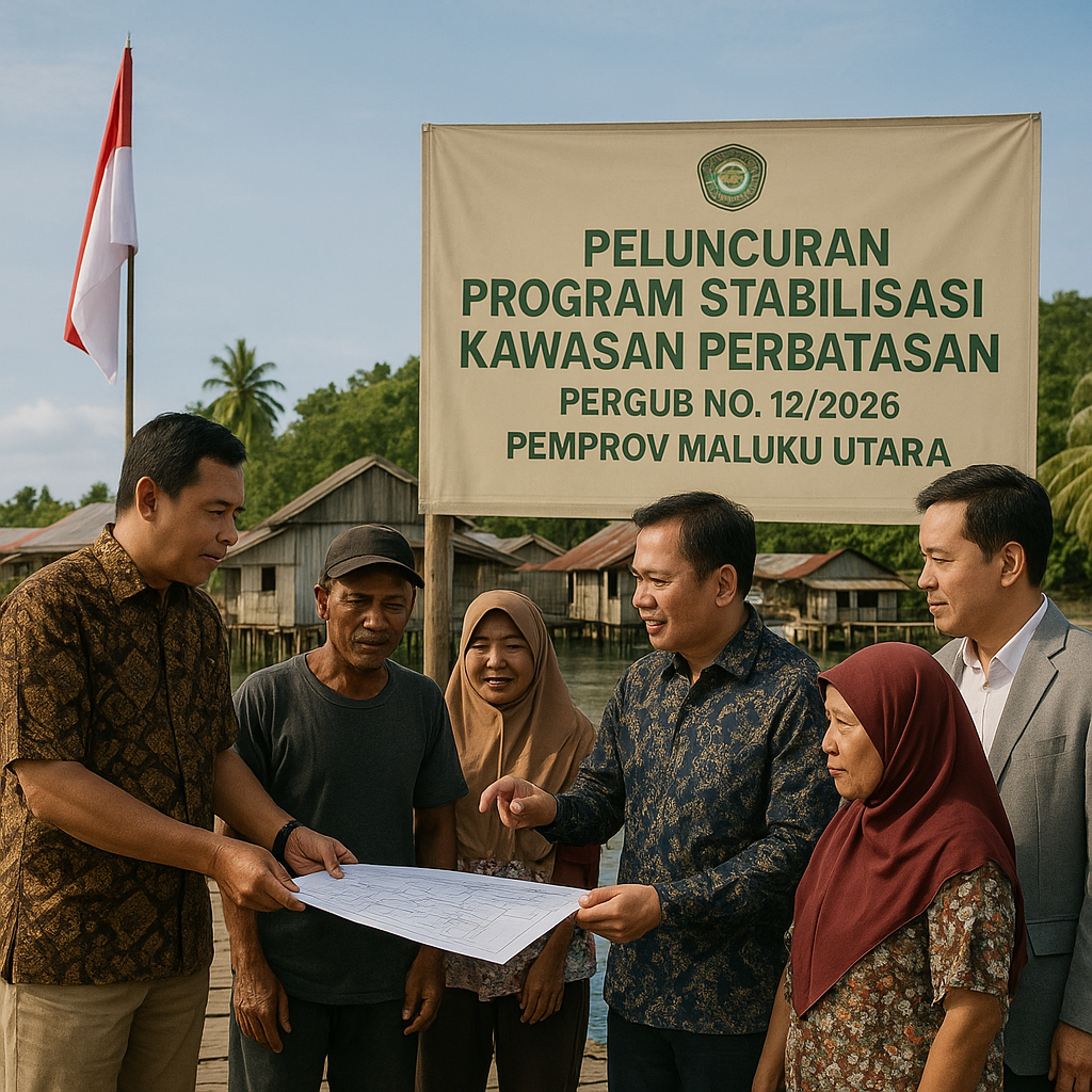 Kebijakan Pemda Maluku Utara untuk Stabilisasi Pulau-pulau Perbatasan