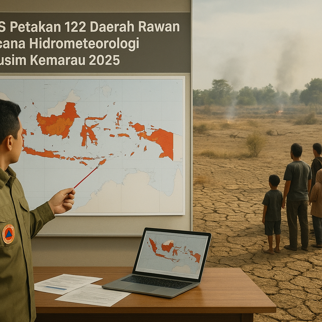 BNPB Petakan 122 Daerah Rawan Bencana Hidrometeorologi di Musim Kemarau 2025