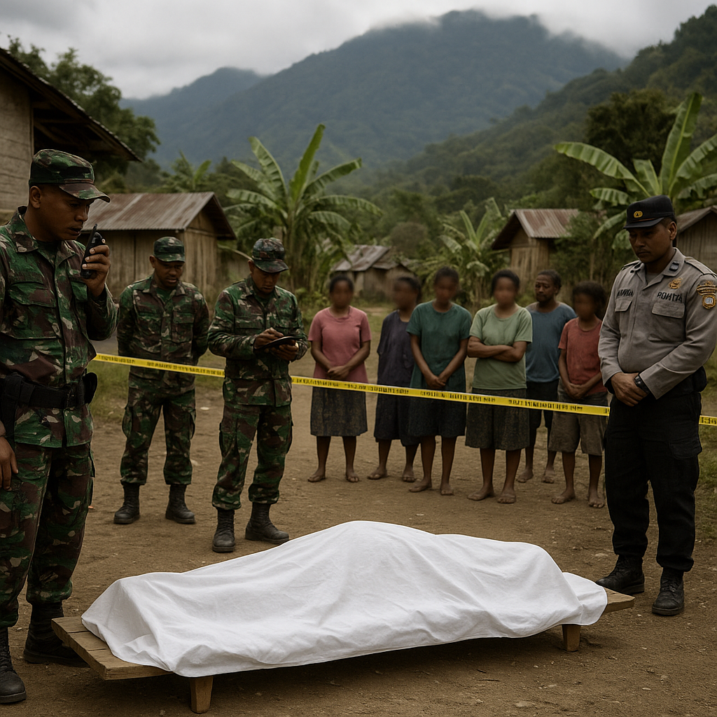 Warga Sipil Tewas Tertembak Peluru Nyasar di Intan Jaya Papua, TNI Sebut Ulah KKB Peles Tigau