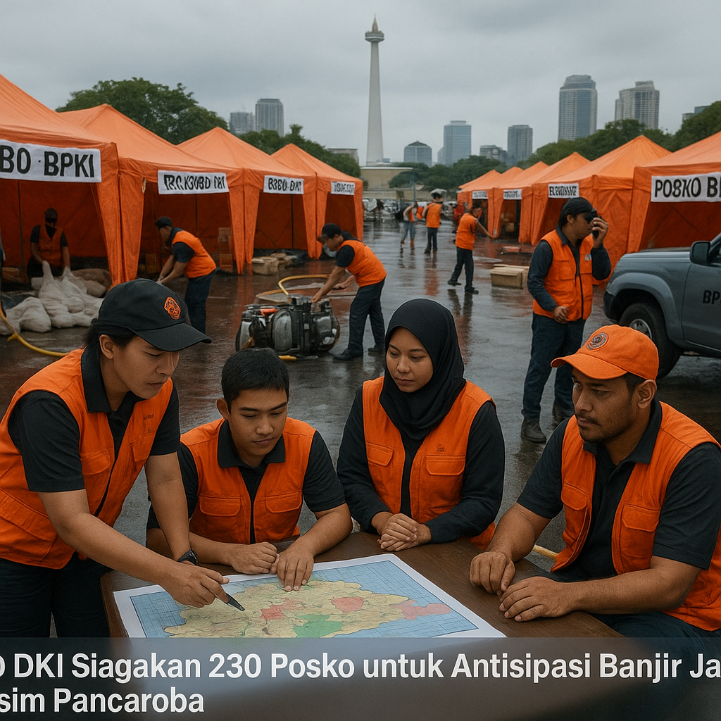 BPBD DKI Siagakan 230 Posko untuk Antisipasi Banjir Jakarta di Musim Pancaroba