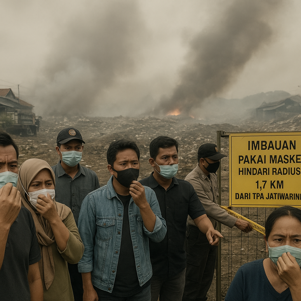 Warga Tangerang Diimbau Pakai Masker, Hindari Radius 1,7 Km dari TPA Jatiwaringin