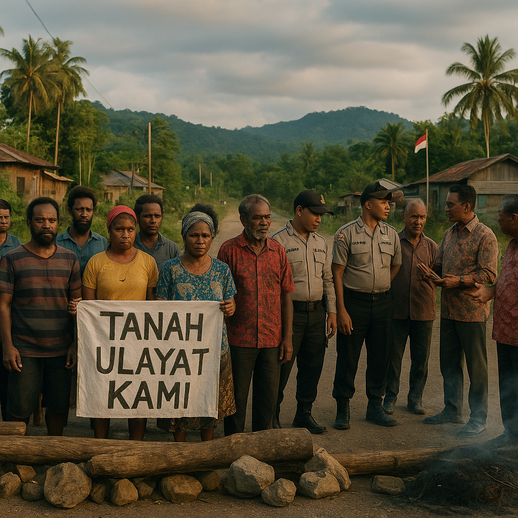Konflik Agraria di Kabupaten Sorong Memicu Aksi Blokade oleh Warga