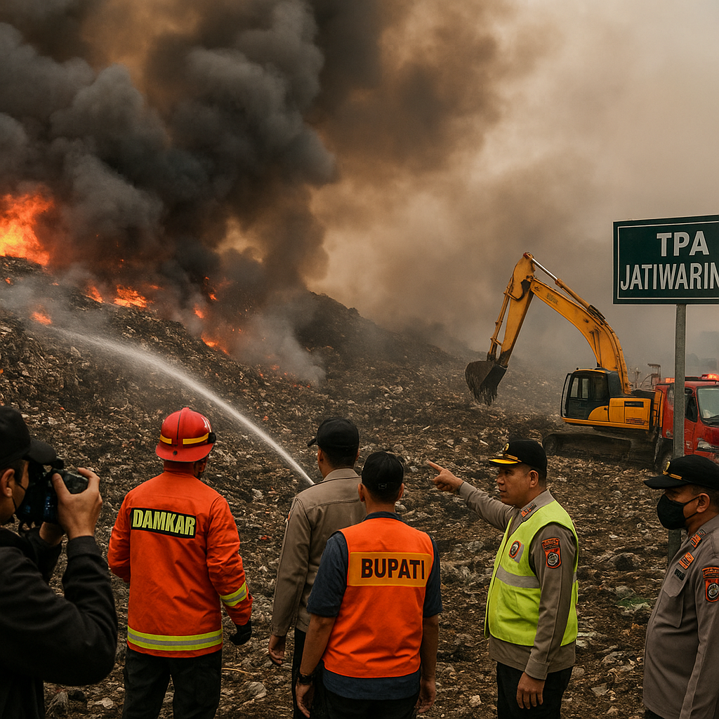 Membahayakan, Status Darurat TPA Jatiwaringin Diberlakukan