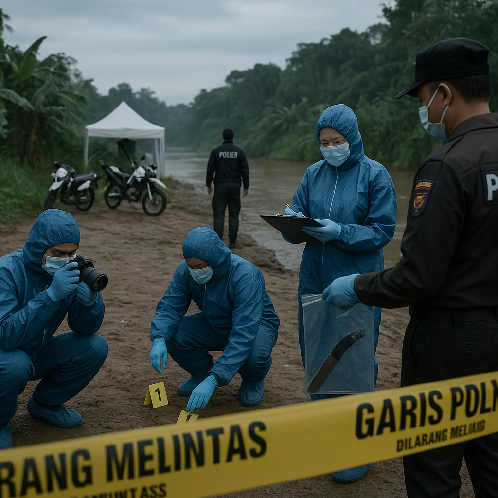 Bukan Tenggelam! Bercak Darah Buktikan 3 Polisi Katingan Dihabisi Sebelum Dibuang ke Sungai