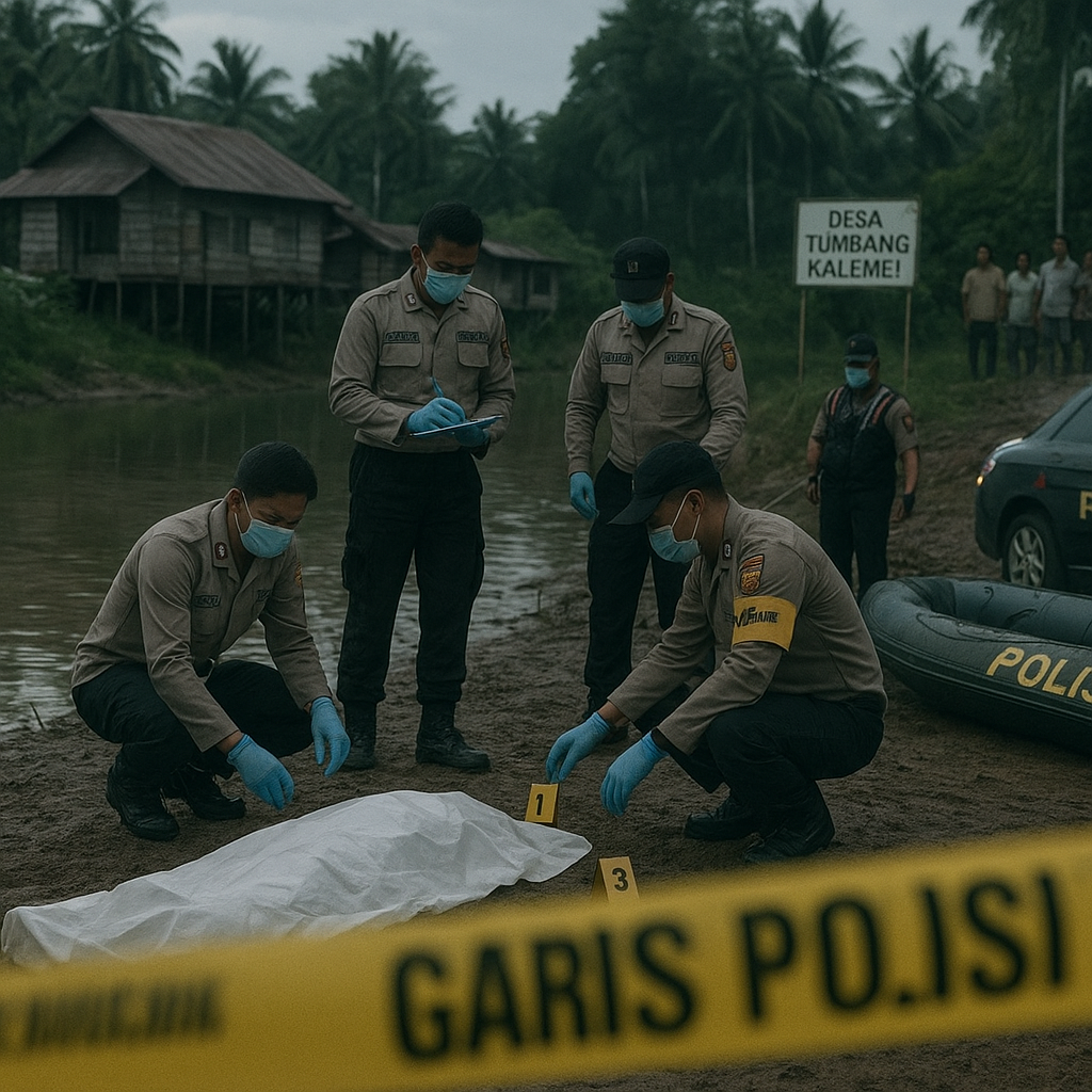 Penjelasan Polisi: Korban Katingan Diduga Dibunuh dan Dibuang ke Sungai