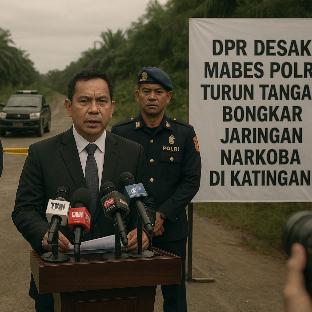 DPR Desak Mabes Polri Turun Tangan Bongkar Jaringan Narkoba di Katingan