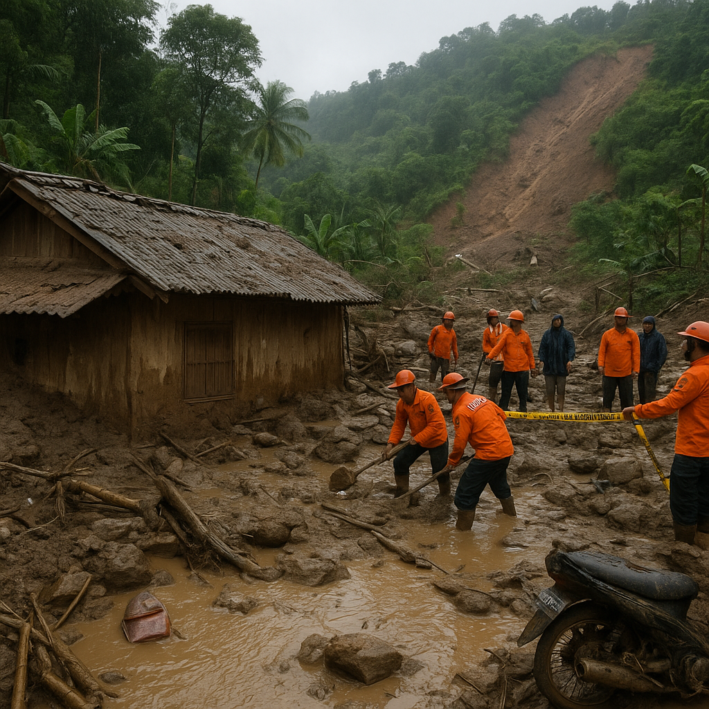 Banjir Bandang dan Longsor Terjang Trenggalek, Satu Rumah Tertimbun