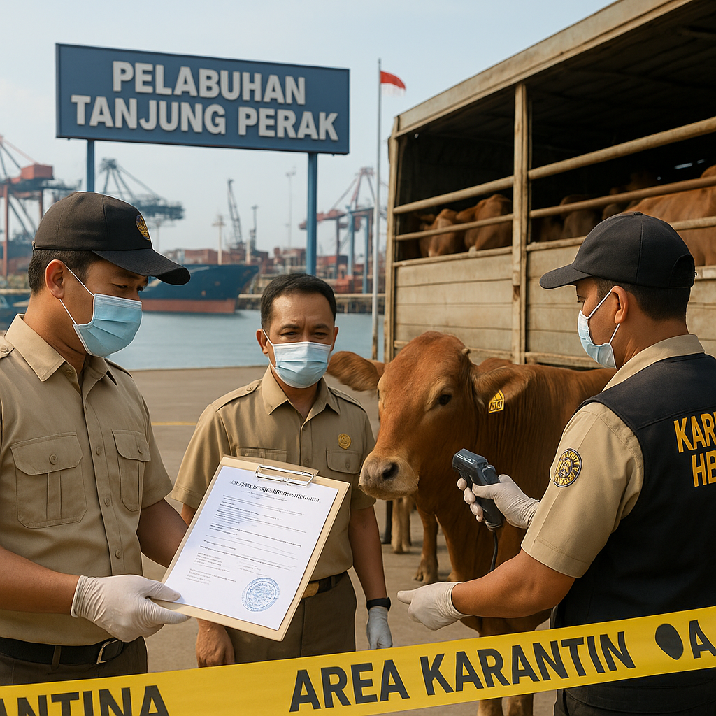 Pemprov Jatim Tingkatkan Pengawasan di Pelabuhan Penyebaran PMK