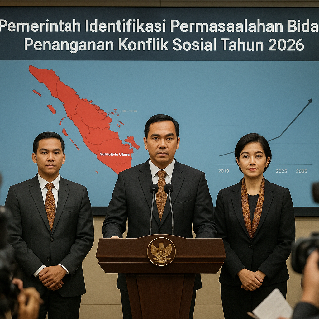 Pemerintah Identifikasi Permasalahan Bidang Penanganan Konflik Sosial Tahun 2026