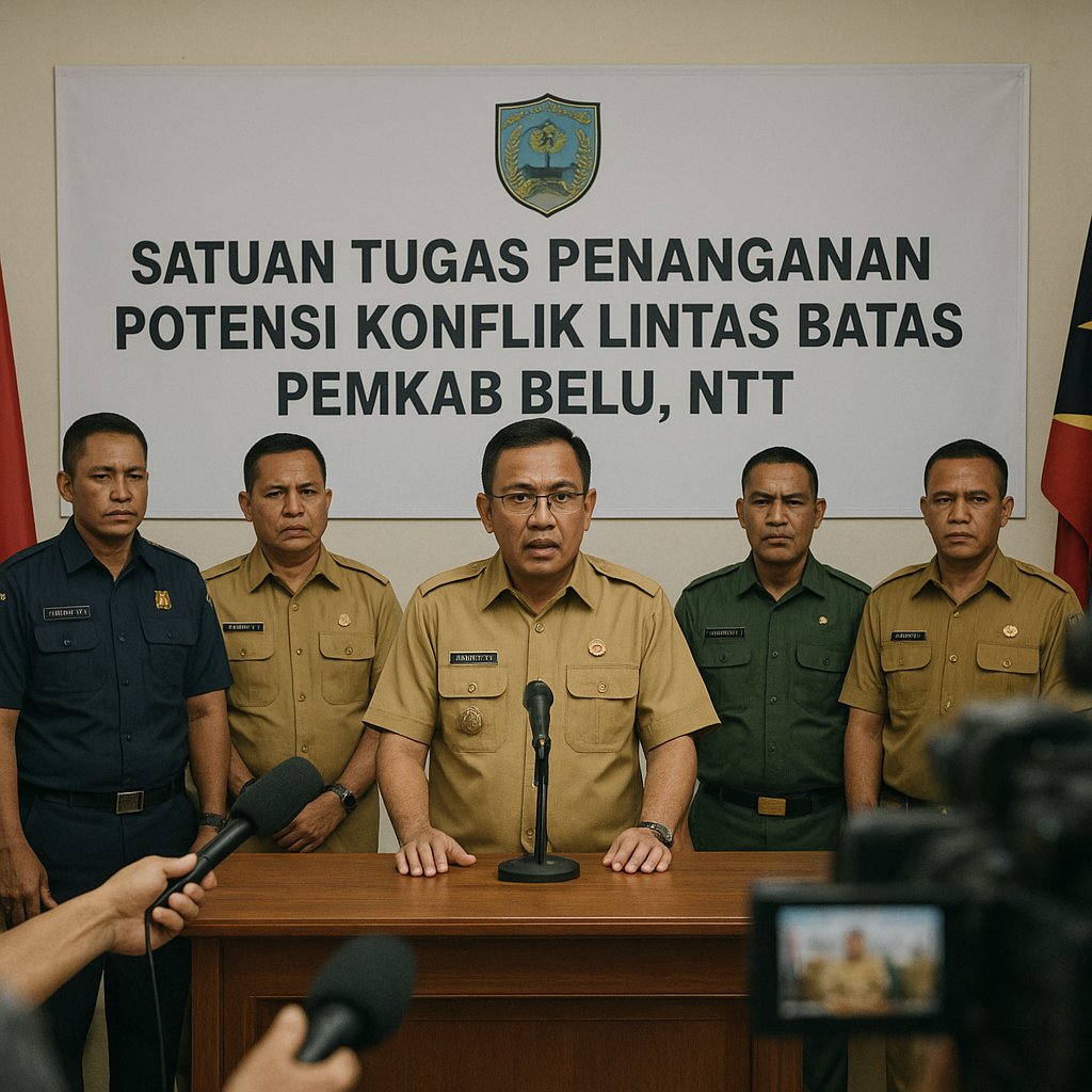 Pemkab Belu, NTT, Membentuk Satuan Tugas Penanganan Potensi Konflik Lintas Batas dengan Timor Leste