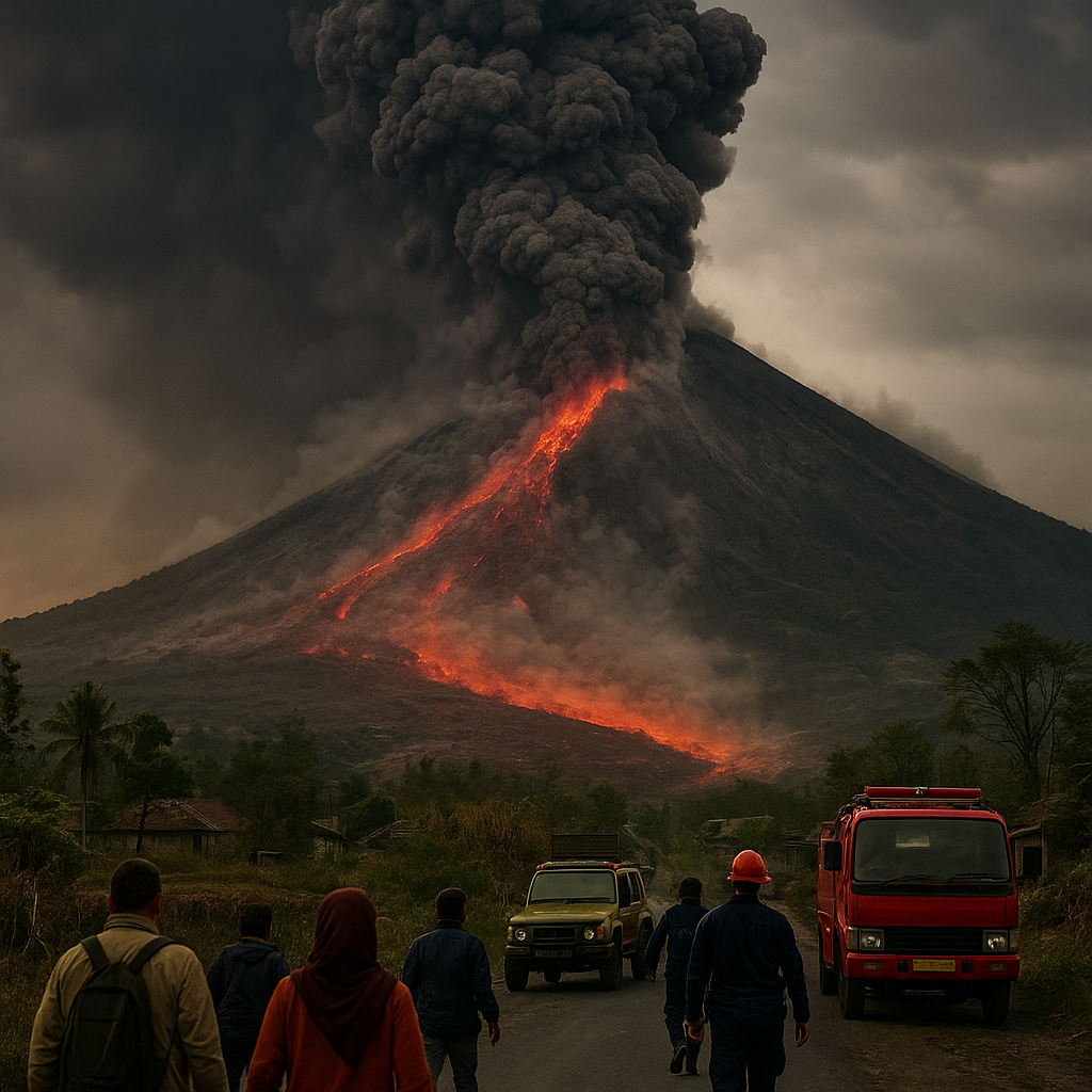 Gunung Semeru Kembali Luncurkan Awan Panas Guguran Sejauh 4,5 Kilometer