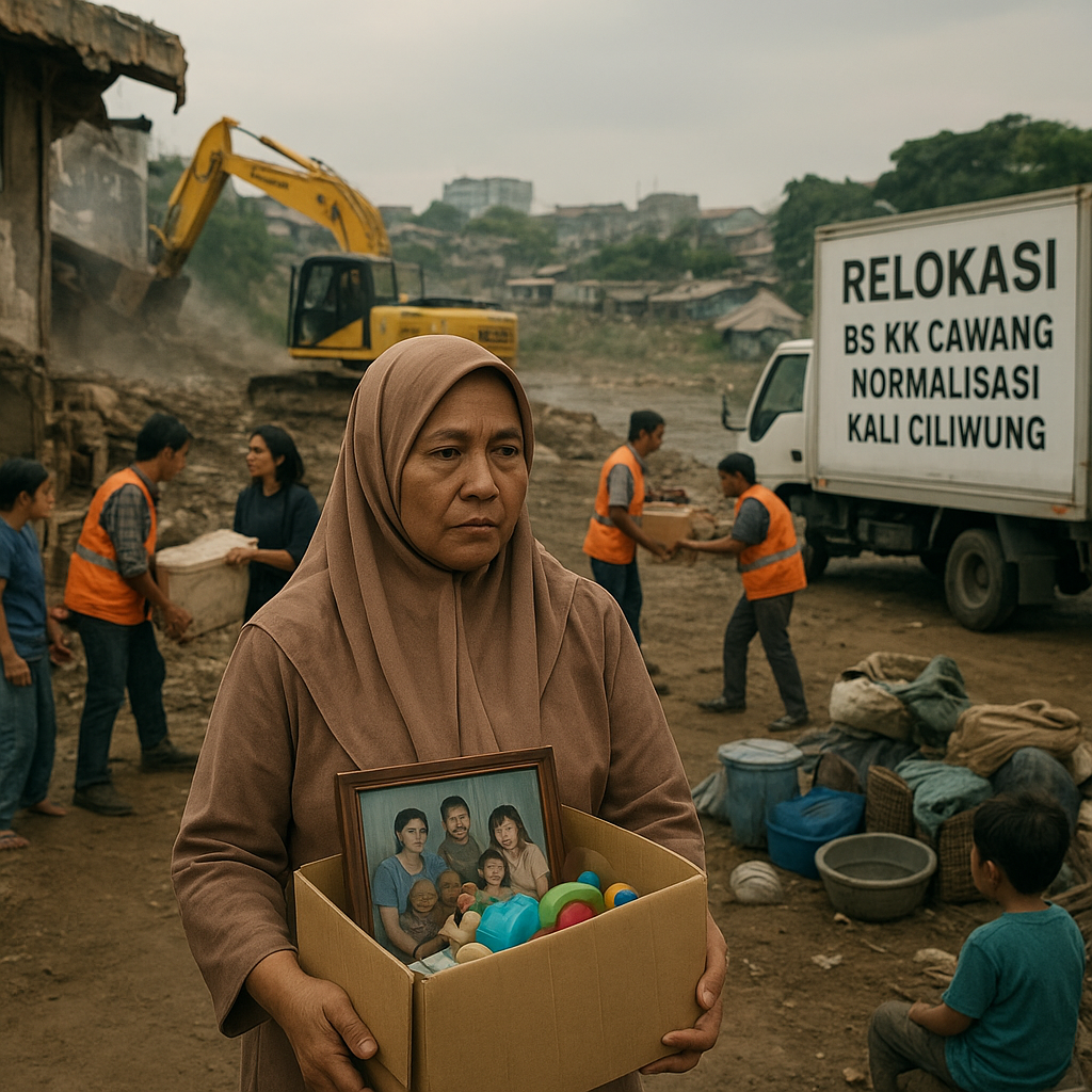 Saat Warga Cawang Ikhlas Rumah Masa Kecilnya Dibongkar demi Bebas Banjir