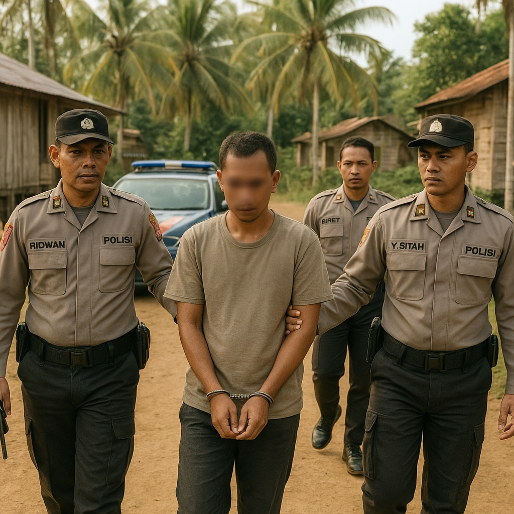 Polres Sambas Tangkap Satu Tersangka Kasus Perampokan di Sambas