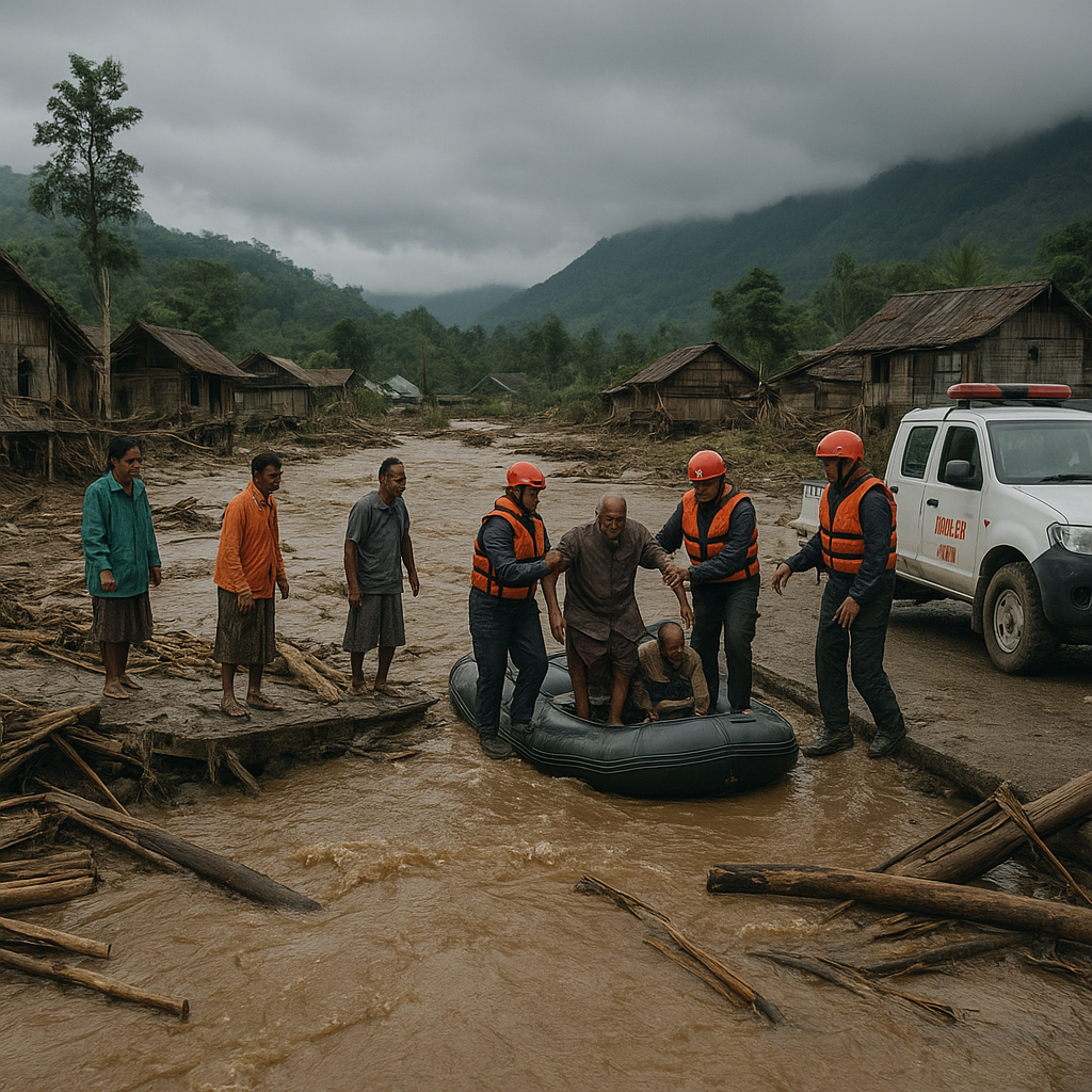 Banjir Bandang Landa Tiga Desa di Puncak Jaya, Papua, Akses Jasa Terputus